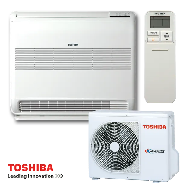 Инверторен климатик Toshiba Bi-flow RAS-B13J2FVG-E1 + RAS-13J2AVSG-E - подов тип 1