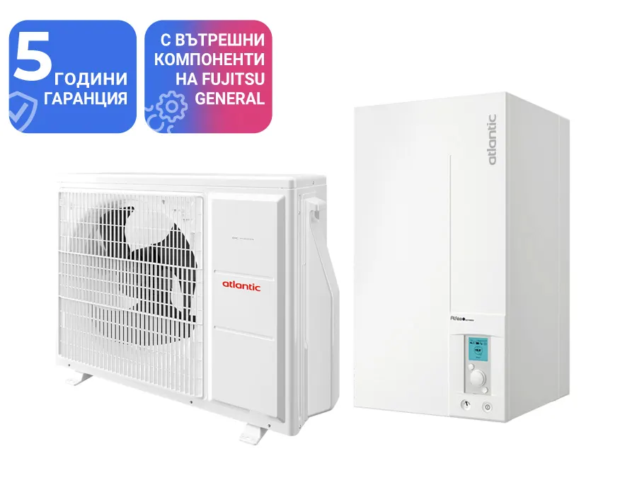 Термопомпа Atlantic ALFEA EXTENSA A.I. R32 10 Kw - отопление, охлаждане и БГВ