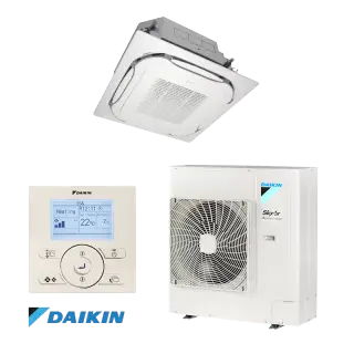 Касетъчен климатик Daikin FCAG100B + RZASG100MY1 - трифазен