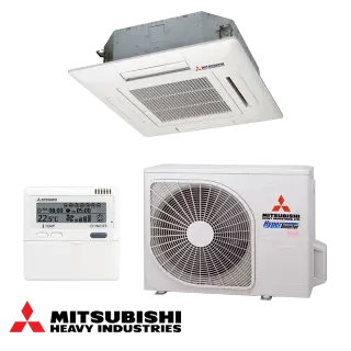 Касетъчен климатик Mitsubishi Heavy Industries FDTC25VH + SRC25ZS-W