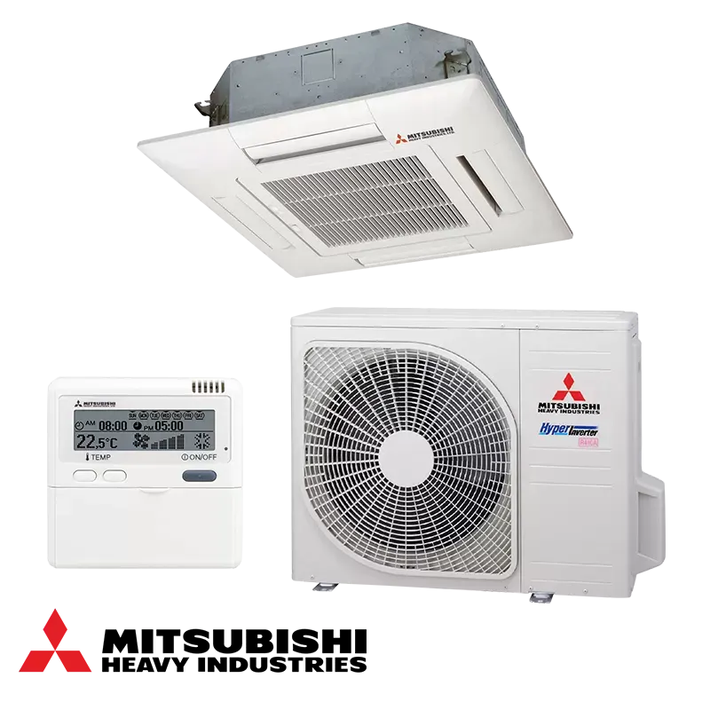 Касетъчен климатик Mitsubishi Heavy Industries FDTC60VH + SRC60ZSX-W