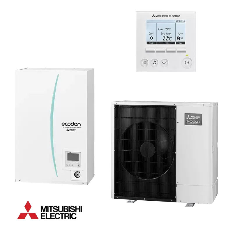 Термопомпа Hydro box Mitsubishi Ecodan ERSC-MED + PUHZ-SW75VAA