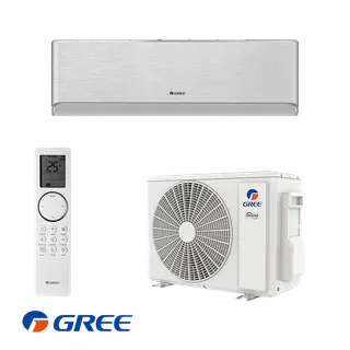Инверторен климатик Gree Airy GWH09AVCXB-K6DNA1B - сребърен