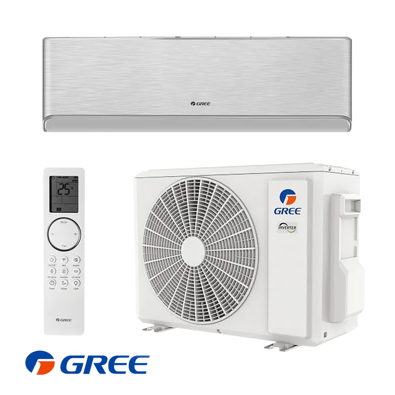 Инверторен климатик Gree Airy GWH18AVDXE-K6DNA1A - сребърен