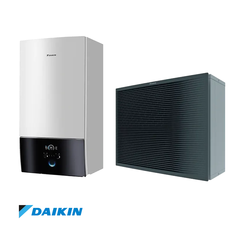 Високотемпературна термопомпа Daikin Altherma ETBX16E9W + EPRA16DW1 - трифазен