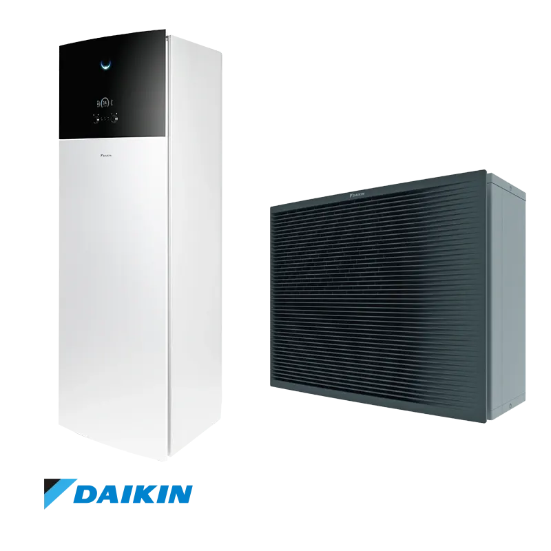 Високотемпературна термопомпа с водосъдържател Daikin Altherma ETVX16S18E9W7 + EPRA16DW1