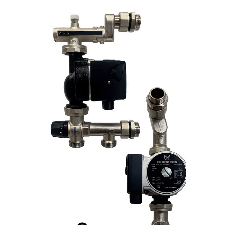 Смесителна група GIACOMIX с ръчна помпа Grundfos 25/6